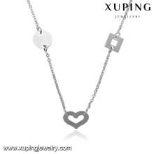 43433-xuping moda barato a granel joyas moneda collar de joyas